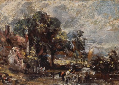 Schizzo per Il carro di fieno da John Constable